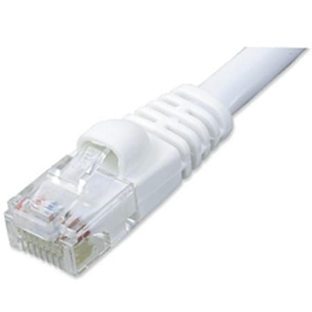 CAT5e Enhanced Patch Cable- With Boot 10ft- White
